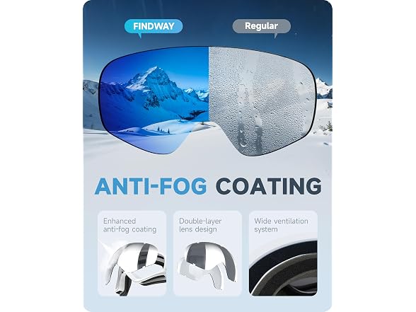 findway Kids Ski Goggles