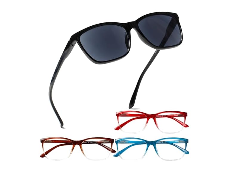 8 PK Spring Hinge Reading Glasses - Gallery 10