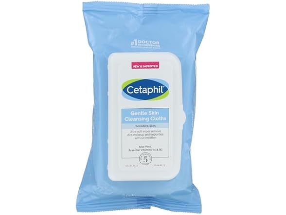 Gentle Skin Sensitive Skin Cleansing Cloths, 25 Count