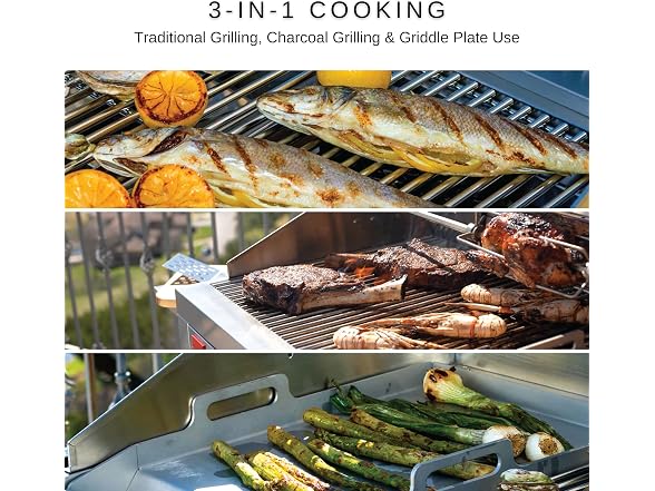 Fuego F36S-B-NG 304SS Built-in Gas Grill, Stainless Steel
