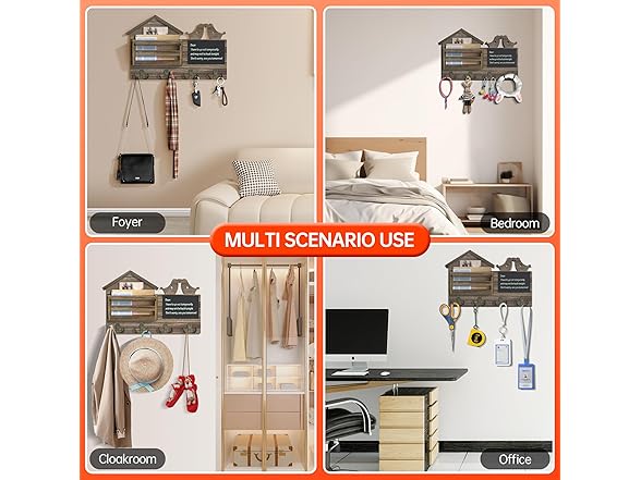 clberni Key Holder Wall Mount,Key Hooks