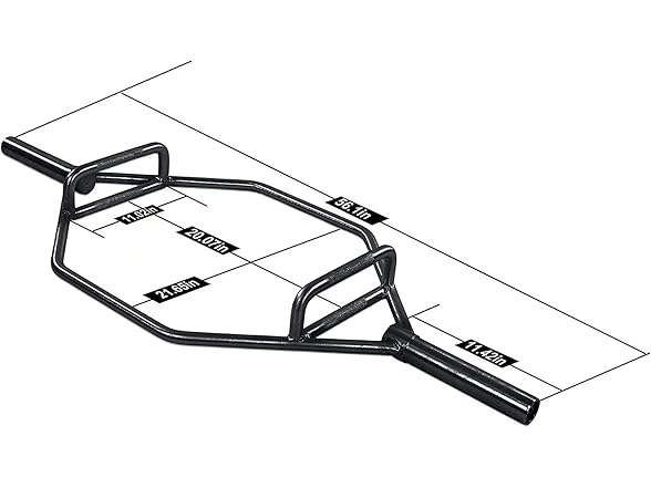 Fitvids Olympic 2-Inch Hex Weight Lifting Trap Bar