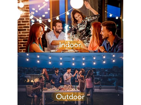Brightever B0C1ZBG3F2 Outdoor String Light 150FT