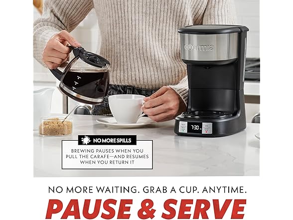 Gourmia Drip Coffee Maker, 5 Cup