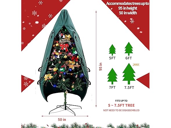 7.5 Ft Christmas Tree Storage