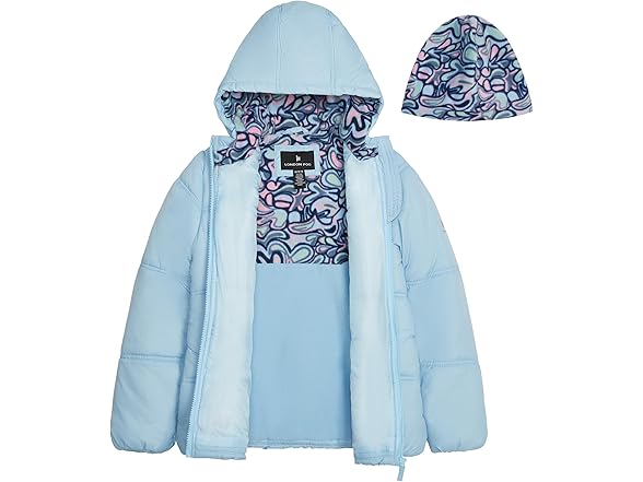 London Fog Girls (4T) Heavyweight Quilted Fleece