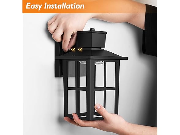 Brightever Brightever LED Outdoor Wall Lights Black