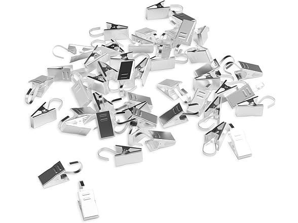 SMLBJUTE Small Curtain Hooks for Drapes