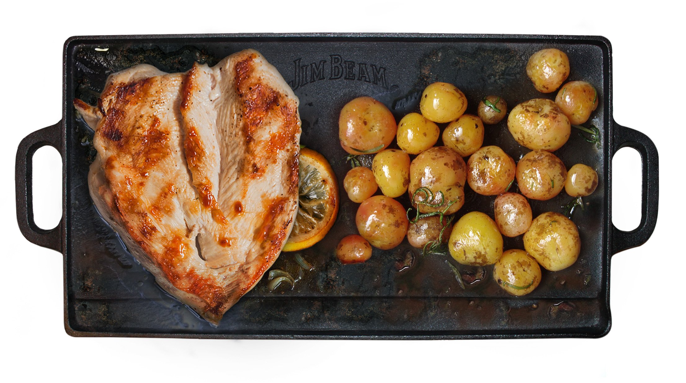 Jim Beam Cast Iron Double Sided Griddle - Gallery 10