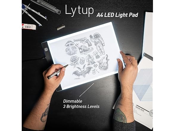 LYTUP TracePad™ (L10400) Ultra-Slim A4 LED Light Pad