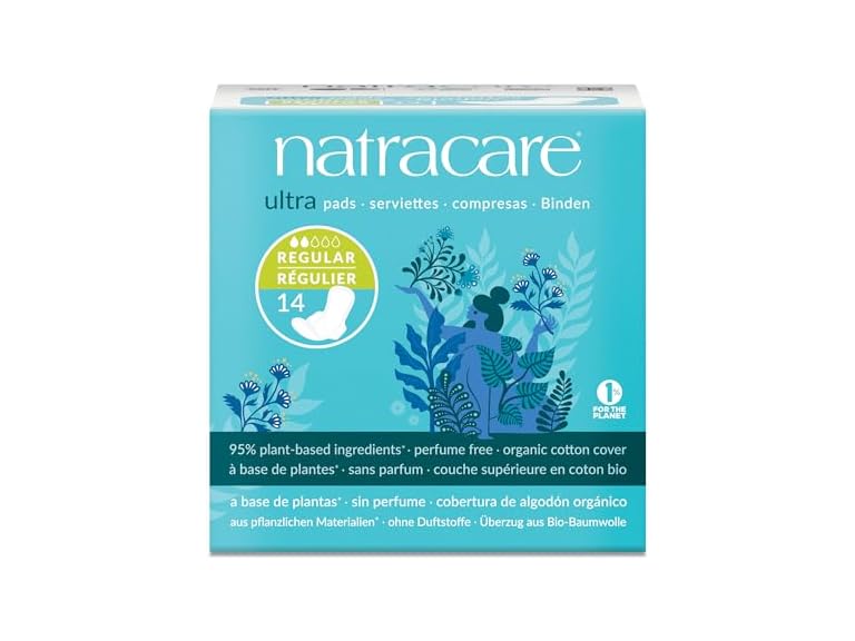 Natracare Pads Ultra Wings 14 ct