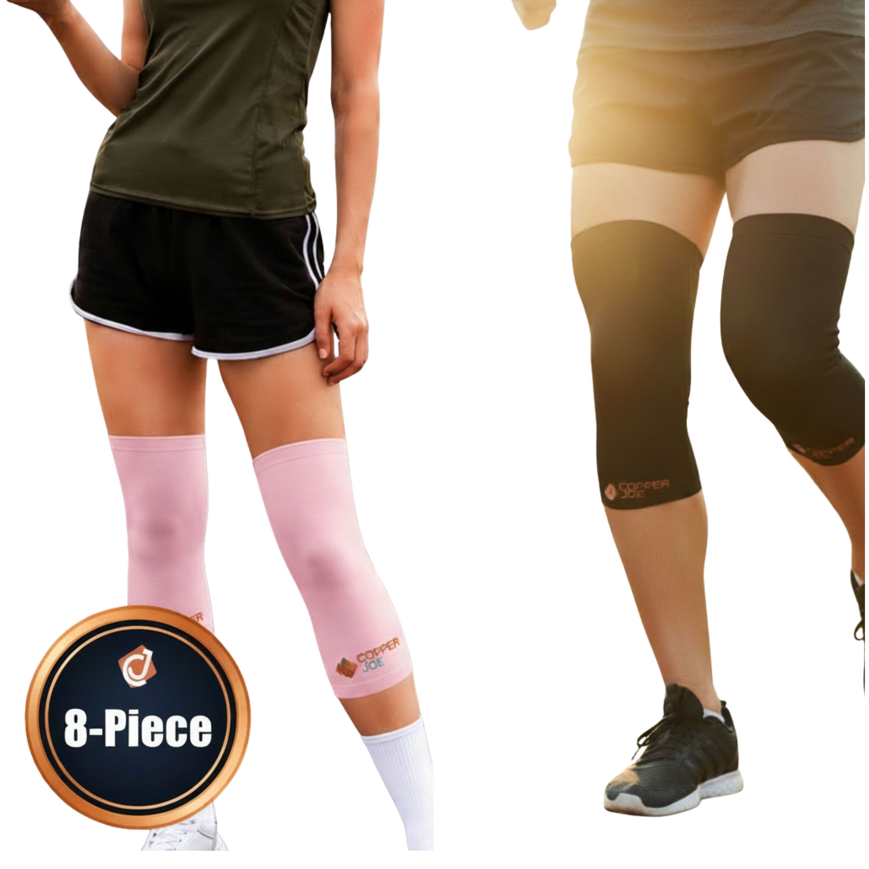 Pink & Black Knee Copper 8-Piece - Gallery 3