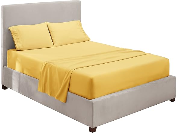 Hearth & Harbor Queen 4 Piece Bed Sheet Set