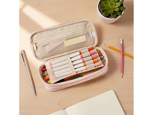 Amazon Basics Large Capacity Pencil Case