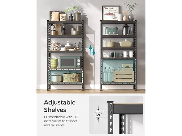 SONGMICS UGLR300B01 SONGMICS 5-Tier Storage Shelve