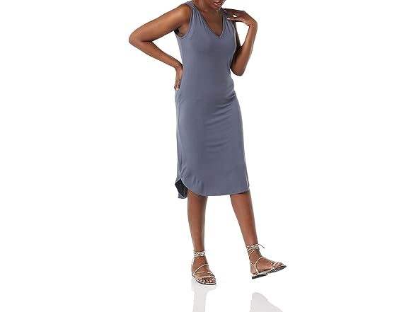 Amazon Essentials Womens Jersey Midi Dress