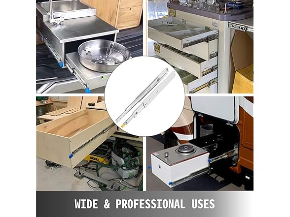 VEVOR Heavy Duty Drawer Slides 24\" Length