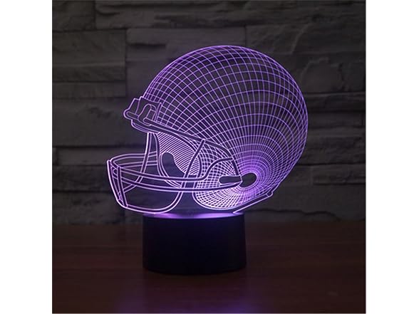 Ticent Football Helmet 3D Lamp