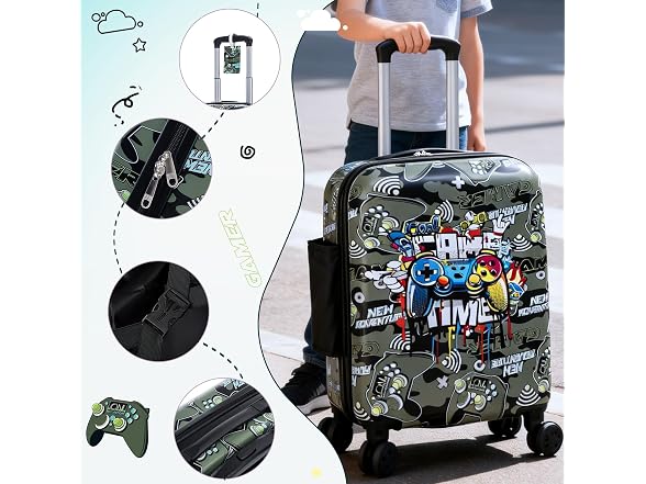 Rosamo 16'' Kid's Luggage Set