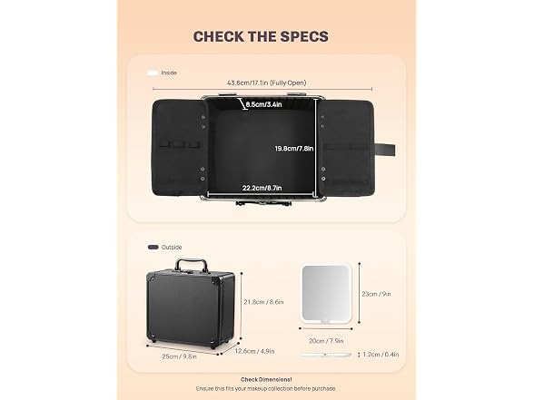 Qislee NS4280008 Makeup Box
