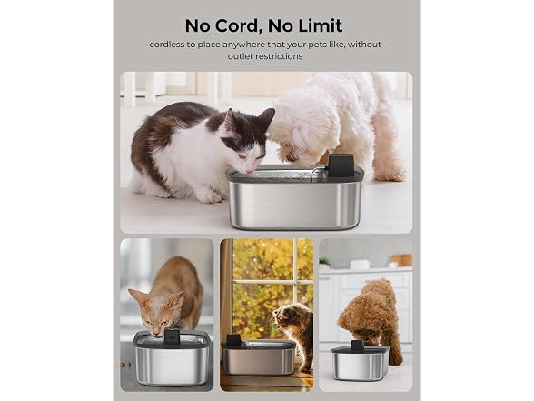 Chumajor Wireless 7.5l/254oz/2Gal Dog Water