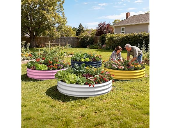 Galvanized Raised Garden Bed 4×4×1 FT