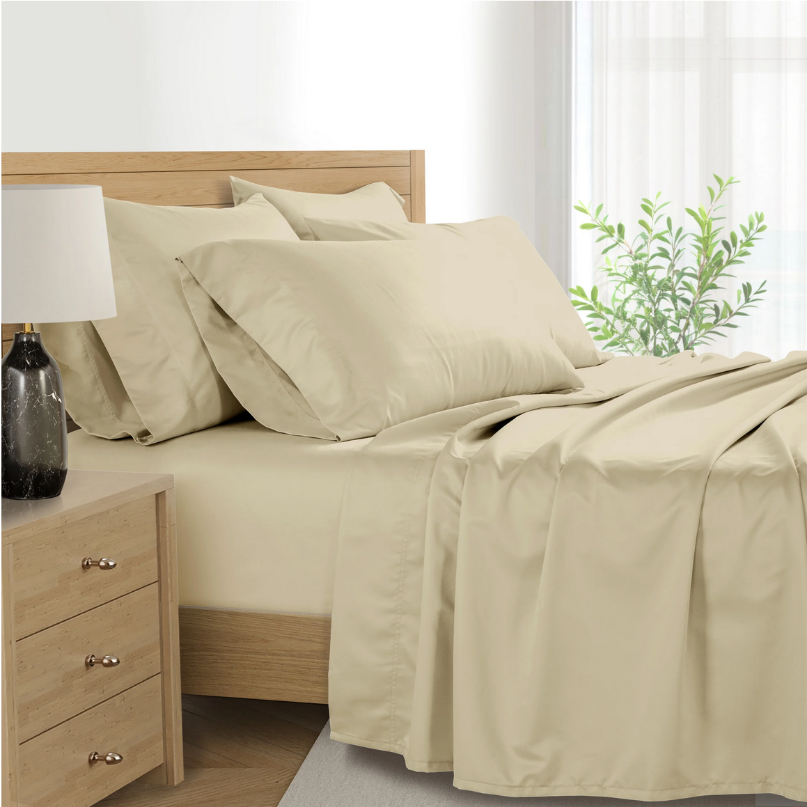 Kathy Ireland 1000TC Egyptian Cotton Sheet Set - Gallery 11