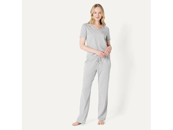 Amazon Essentials Women Short Sleeve Soft Pant Set