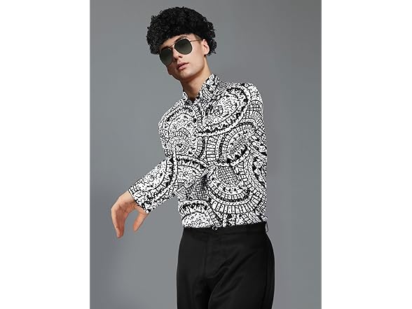 6 PC Men's 70s Disco Costume Set