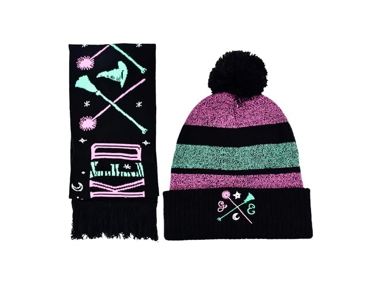 Wicked Beanie Hat and Scarf Set