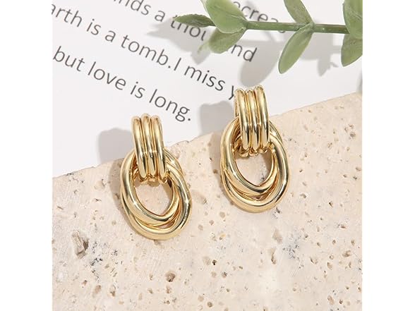 ConeyClare Vintage Doorknocker Earrings