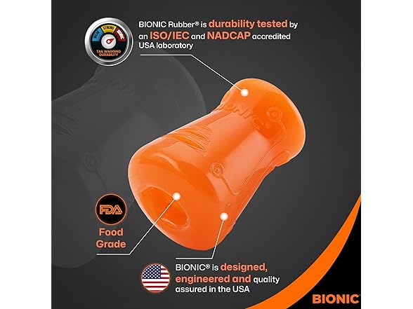 BIONIC Treat Shaker Dog Chew Toy, Large