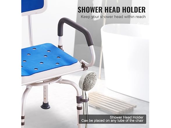 VEVOR Swivel Shower Chair 360 Degree