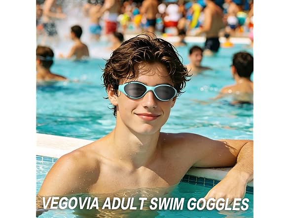 VegoVia Green Adult Swim Goggles