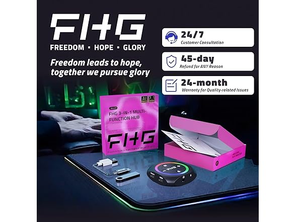 FHG DAC, External USB Sound Card Gaming