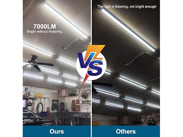 AQIQUUT 4FT Led Shop Light 2-Pack