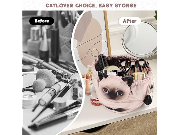 Drawstring Makeup Bag