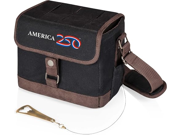 PICNIC TIME America250 Beer Caddy 6 Pack Cooler Tote