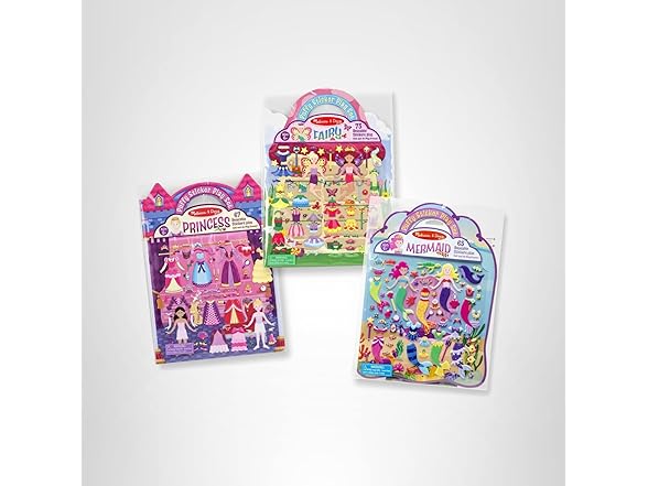 Melissa & Doug Puffy Sticker Activity Book Set