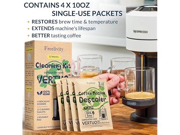 Nespresso Vertuo Cleaning & Descaling Kit