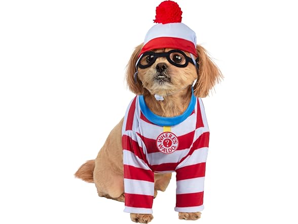 Where's Waldo: Waldo Pet Costume for For Dogs