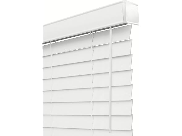 CHICOLOGY 2" Cordless Faux Wood Blinds 62" W x 60" H