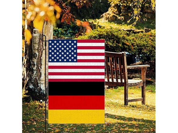 Germany USA Friendship Garden Flag