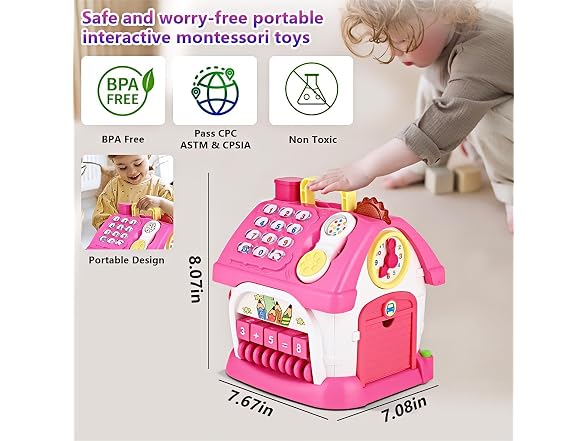 OKREVIEW Montessori Toys for 18M+ Girl G
