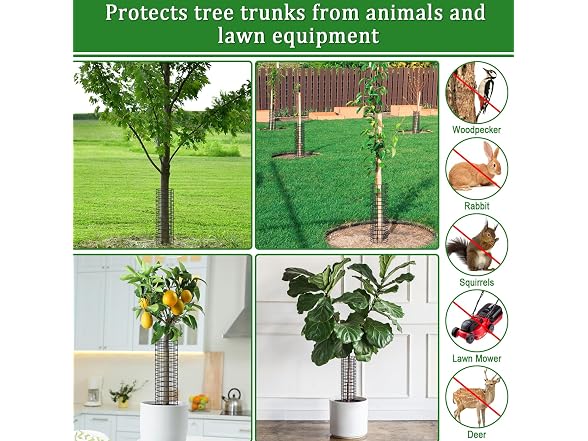 Niuyhe 12 Pack Tree Protectors from Deer