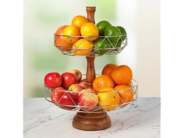 Mikasa 2-Tier Fruit Storage Basket
