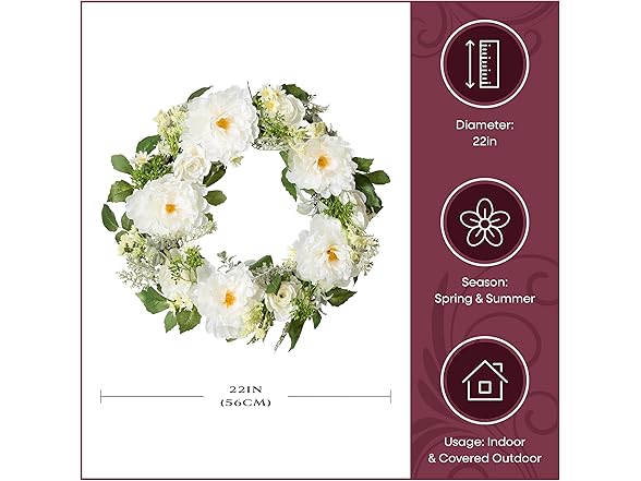 National Tree Company 22" Artificial Spring Wreath