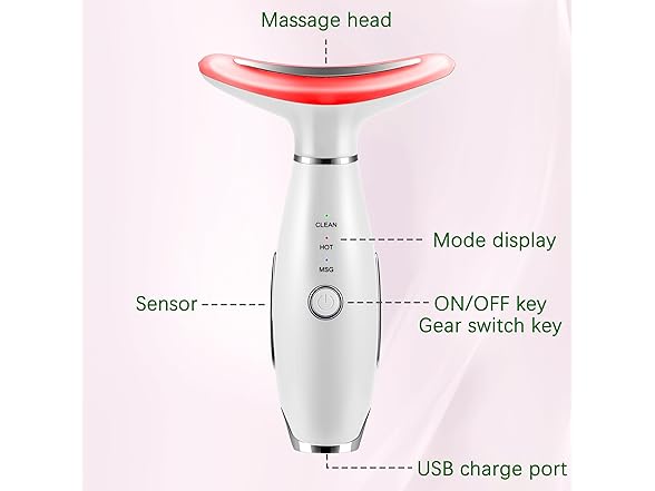 XMXW 7 Color Facial Massager