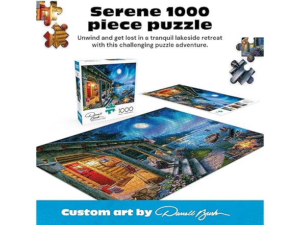 Moonlight Lodge - 1000 Piece Puzzle