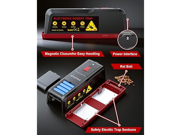 XMUNIHA Electric Mouse Trap Zapper